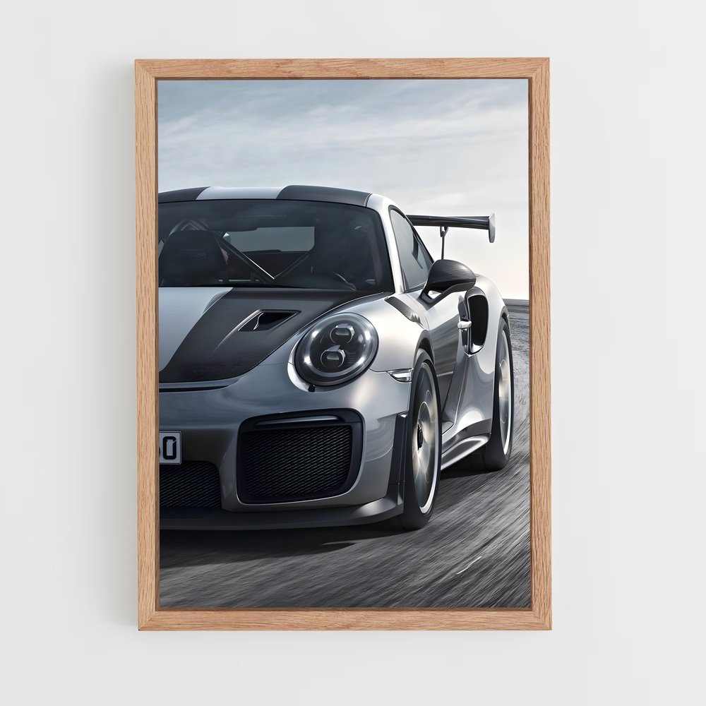 Poster Piste d'Adrénaline – affiche Porsche (vue 4)